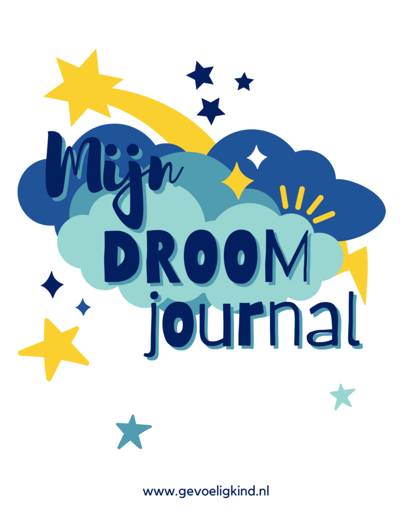 mijn droom journal - droomdagboek voor gevoelige kinderen